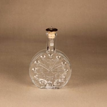 Riihimäen lasi Lumitähti karahvi, 20 cl, suunnittelija Nanny Still, 20 cl