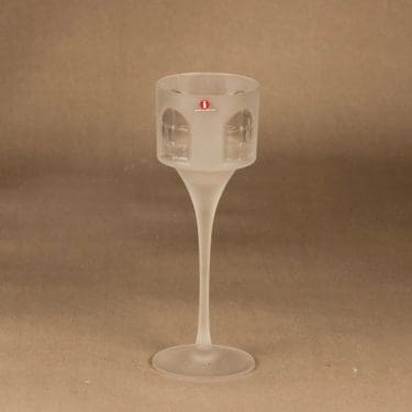 Iittala Balladi kynttilälyhty, jalallinen, suunnittelija Jorma Vennola, jalallinen