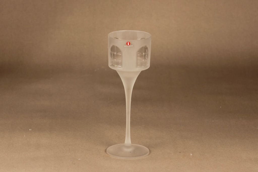 Iittala Balladi kynttilälyhty, jalallinen, suunnittelija Jorma Vennola, jalallinen