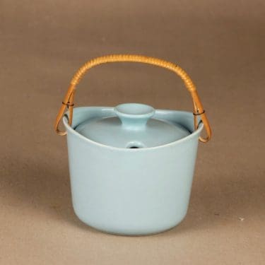 Arabia AL marmelaadirasia, rottinkikahvalla, suunnittelija Ulla Procope, rottinkikahvalla