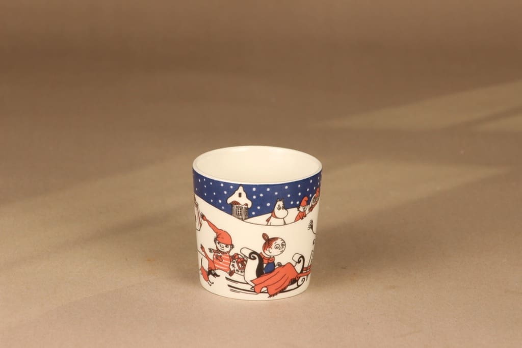 Arabia Muumi Joulutervehdys, muki, suunnittelija Tove Slotte-Elevant, muki, muumimuki, joulu kuva 2