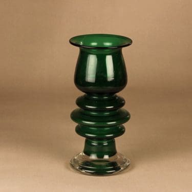 Riihimäen lasi Tornado maljakko, signeerattu, suunnittelija Tamara Aladin, signeerattu,