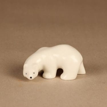 Arabia figuuri , jääkarhu, suunnittelija Raili Eerola, jääkarhu
