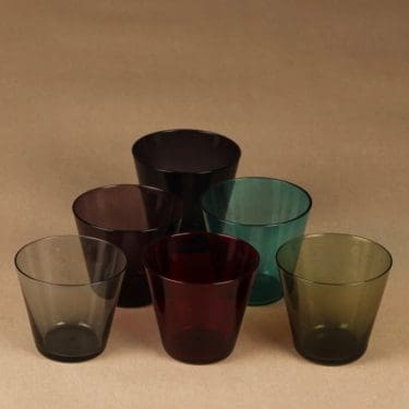 Nuutajärvi Kartio juomalasit, 15 cl, suunnittelija Kaj Franck, 15 cl