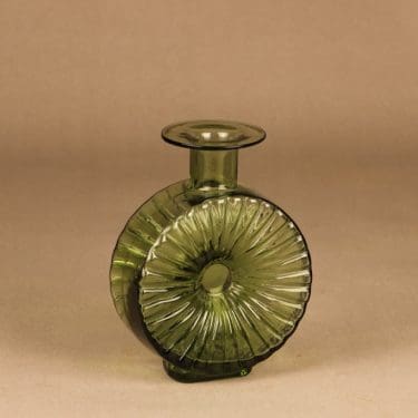 Riihimäen lasi Aurinkopullo koristepullo, Koko 2/4, suunnittelija Helena Tynell, Koko 2/4