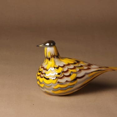 Nuutajärvi lintu , Metsätylli, suunnittelija Oiva Toikka, Metsätylli, signeerattu, tilaustyö