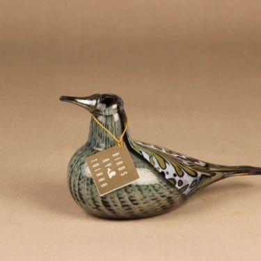 Nuutajärvi Vuosilintu 1997, Laulurastas, suunnittelija Oiva Toikka, Laulurastas, signeerattu