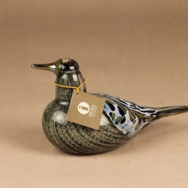 Nuutajärvi Vuosilintu 1997, Laulurastas, suunnittelija Oiva Toikka, Laulurastas, signeerattu