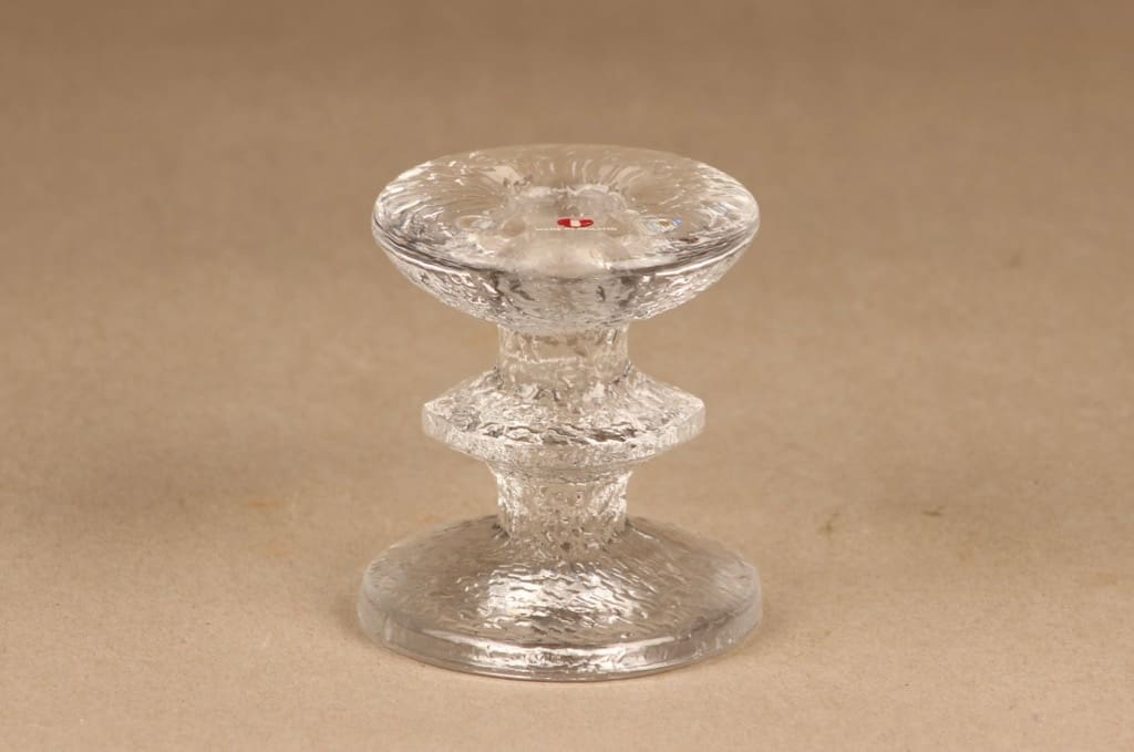 Nuutajärvi Festivo kynttilänjalka, 1-solmuinen, suunnittelija Timo Sarpaneva, 1-solmuinen