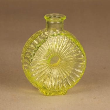 Riihimäen lasi Aurinkopullo koristepullo, Koko ¼, suunnittelija Helena Tynell, Koko ¼