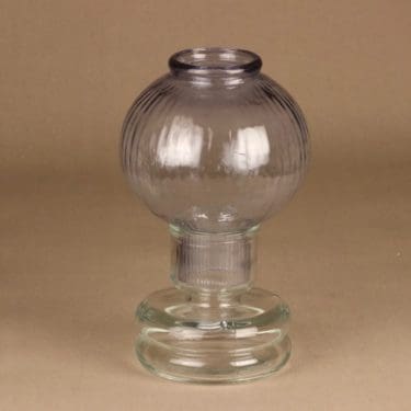 Riihimäen lasi Tuikku candle votive light lilac designer Nanny Still