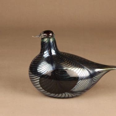 Nuutajärvi lintu , Fasaani, suunnittelija Oiva Toikka, Fasaani, signeerattu