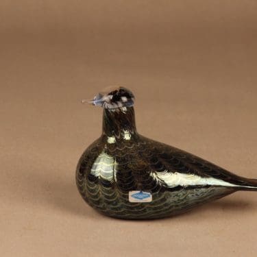 Nuutajärvi Yrityslintu, Pyy, suunnittelija Oiva Toikka, Pyy, signeerattu, tilaustyö