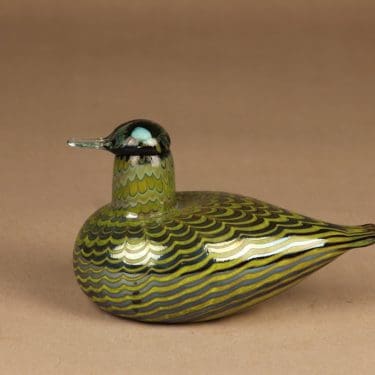 Nuutajärvi lintu , Tavitar, suunnittelija Oiva Toikka, Tavitar, signeerattu