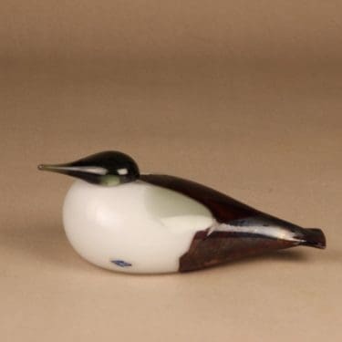 Nuutajärvi lintu , Haahka, suunnittelija Oiva Toikka, Haahka, signeerattu