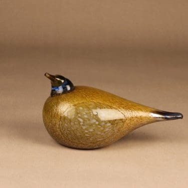 Nuutajärvi lintu , Kesäkurmitsa, suunnittelija Oiva Toikka, Kesäkurmitsa, signeerattu