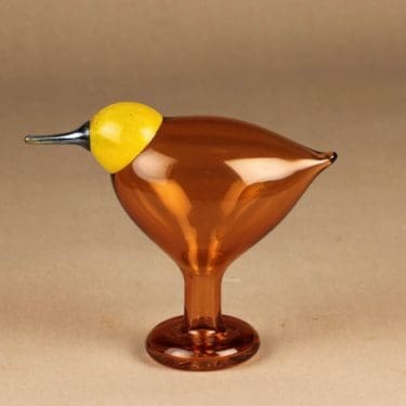 Nuutajärvi lintu , Dyynia, suunnittelija Oiva Toikka, Dyynia, signeerattu