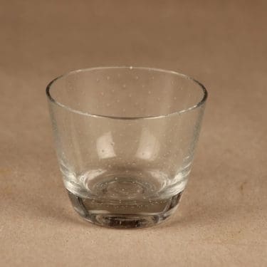 Nuutajärvi Pore lasi, kirkas, suunnittelija Gunnel Nyman,