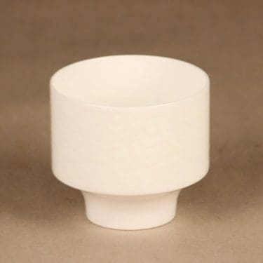 Arabia Pitsi candle holder white designer Raija Uosikkinen