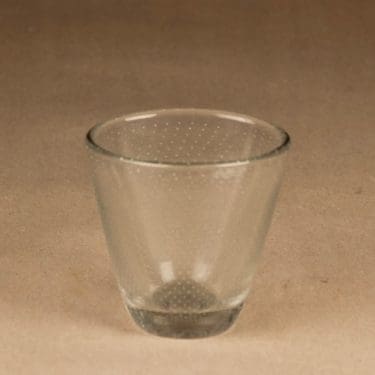 Nuutajärvi GN 16 malja, signeerattu, suunnittelija Gunnel Nyman, signeerattu