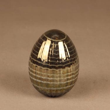 Nuutajärvi uniikki muna, signeerattu, suunnittelija Oiva Toikka, signeerattu