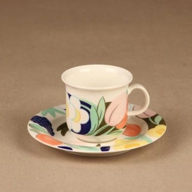 Arabia Arctica Poetica kahvikuppi, monivärinen, suunnittelija Dorrit von Fieandt,