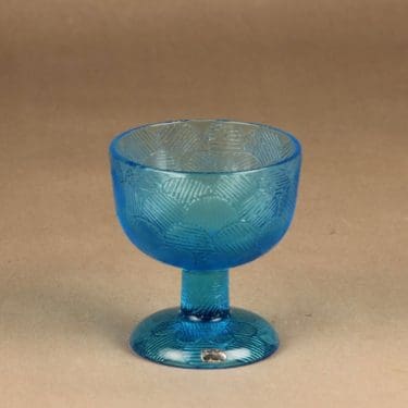 Nuutajärvi Miranda annoskulho, vaaleansininen, suunnittelija Heikki Orvola,