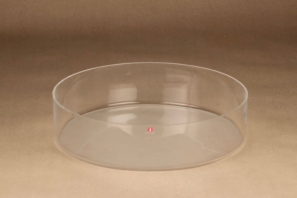 Iittala Marcel kulho, kirkas, matta, suunnittelija Timo Sarpaneva, suuri