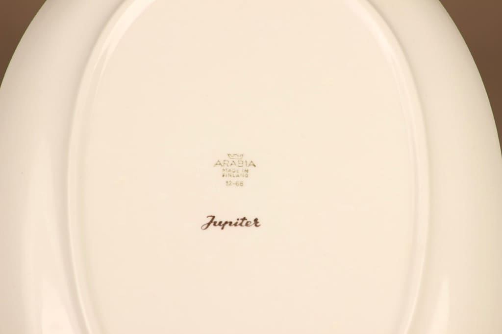 Arabia Jupiter tarjoiluvati, monivärinen, suunnittelija Raija Uosikkinen, serikuva kuva 3