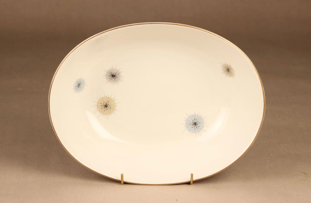 Arabia Jupiter tarjoilukulho, monivärinen, suunnittelija Raija Uosikkinen, serikuva