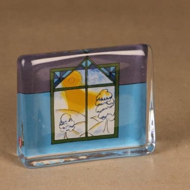 Iittala HLS lasikortti, Hohtavat hanget, suunnittelija Heljä Liukko-Sundström, Hohtavat hanget, serikuva