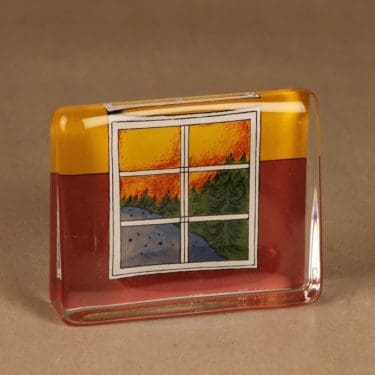 Iittala HLS lasikortti, Suojassa metsän, suunnittelija Heljä Liukko-Sundström, Suojassa metsän, serikuva