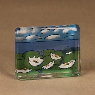 Iittala HLS lasikortti, Suomen suvi, suunnittelija Heljä Liukko-Sundström, Suomen suvi, serikuva