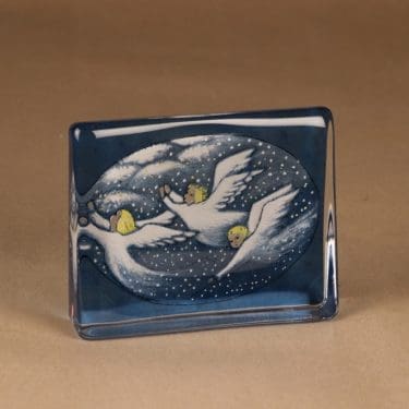 Iittala HLS lasikortti, Sinessä taivaan keinuen, suunnittelija Heljä Liukko-Sundström, Tulppaanit, suuri