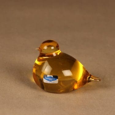 Nuutajärvi lintu , Pulmu, suunnittelija Oiva Toikka, Pulmu, signeerattu