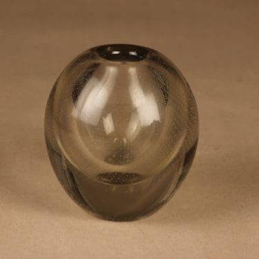 Nuutajärvi Huntu taidelasi, signeerattu, suunnittelija Gunnel Nyman, signeerattu