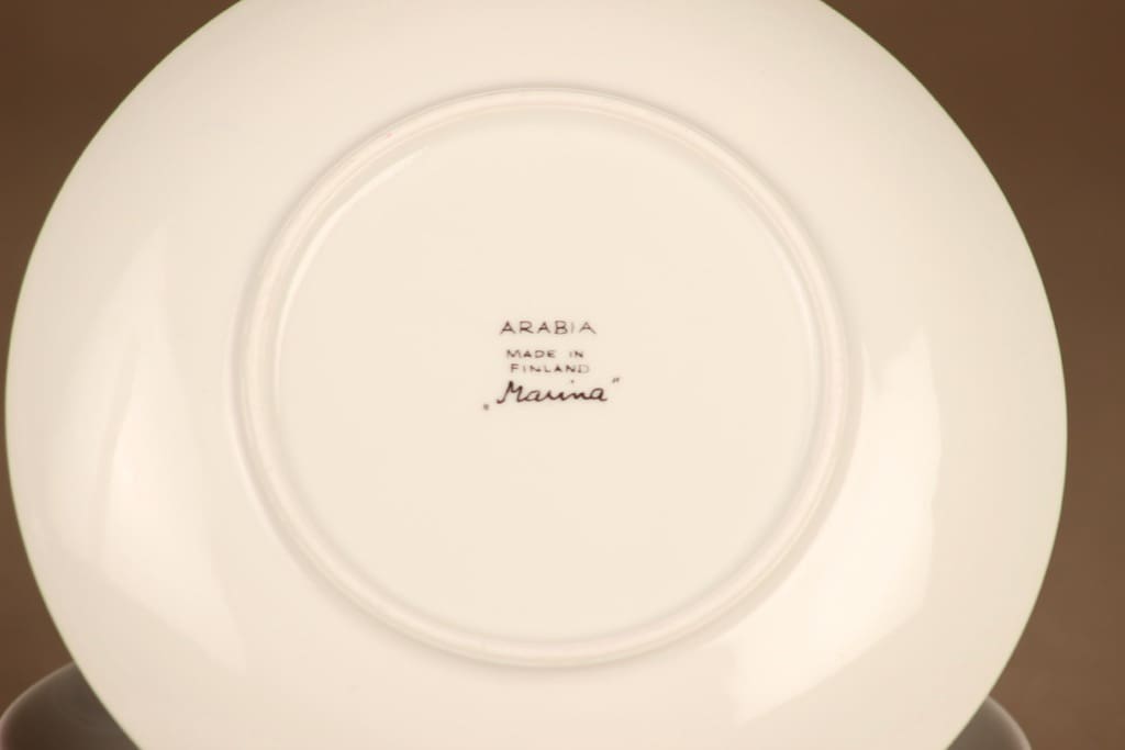 Arabia Marina leivoslautaset, sinivihreä, 6 kpl, suunnittelija Anja Jaatinen-Winquist, serikuva kuva 2