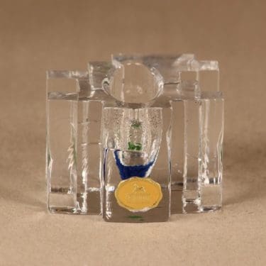 Riihimäen lasi Forest taidelasi, kirkas, suunnittelija Helena Tynell,