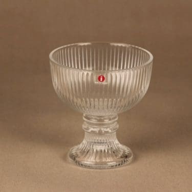 Iittala Victor annoskulho, kirkas, suunnittelija Valto Kokko,