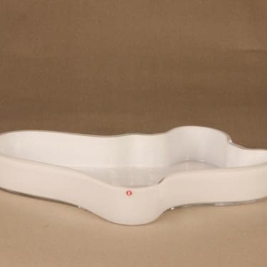 Iittala Aalto serving bowl, signed designer Alvar Aalto