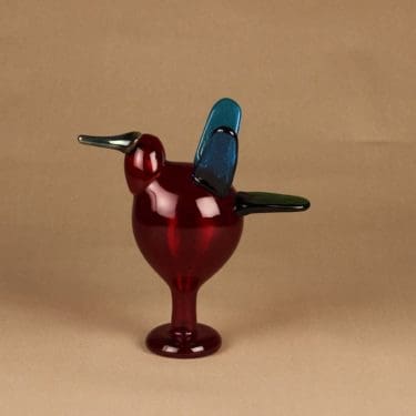 Arabia lintu , Sieppari, suunnittelija Oiva Toikka, Sieppari, signeerattu