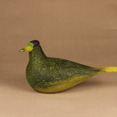 Nuutajärvi lintu , Kiisla, suunnittelija Oiva Toikka, Kiisla, signeerattu