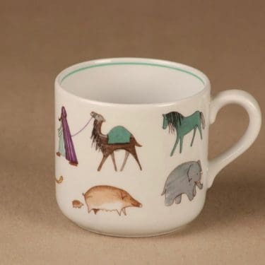 Arabia Zoo muki, suunnittelija Anja Juurikkala, eläin-aihe