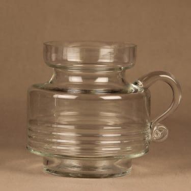 Riihimäen lasi Kleopatra maljakko, kirkas, suunnittelija Tamara Aladin,