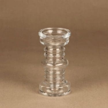 Riihimäen lasi Carmen kääntömaljakko, kirkas, suunnittelija Tamara Aladin,