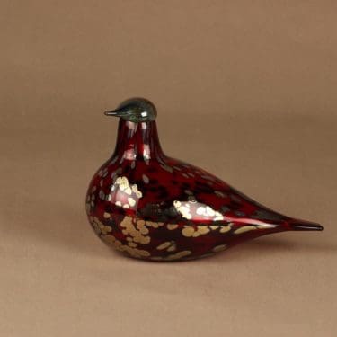 Nuutajärvi lintu , Rubiinilintu, suunnittelija , Rubiinilintu, signeerattu