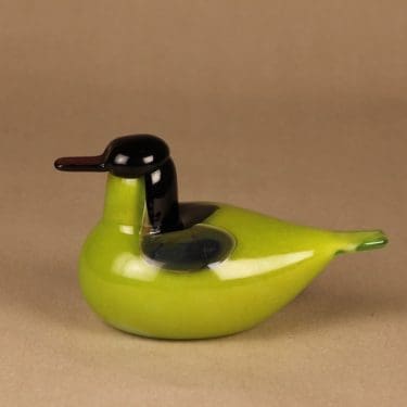 Nuutajärvi lintu , Tavi, suunnittelija Oiva Toikka, Tavi, signeerattu