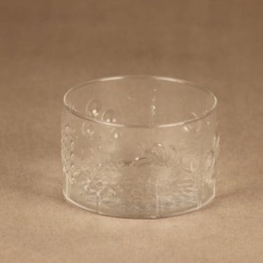 Nuutajärvi Flora jälkiruokakulho, 30 cl, suunnittelija Oiva Toikka, 30 cl, kukka