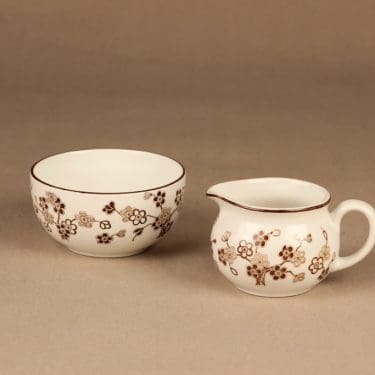 Rörstrand Japonica tarjoiluvati, ruskea, suunnittelija Jackie Lynd,