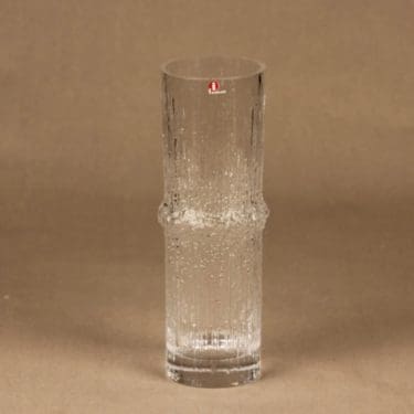 Iittala Niva maljakko, signeerattu, suunnittelija Tapio Wirkkala, signeerattu, signeerattu